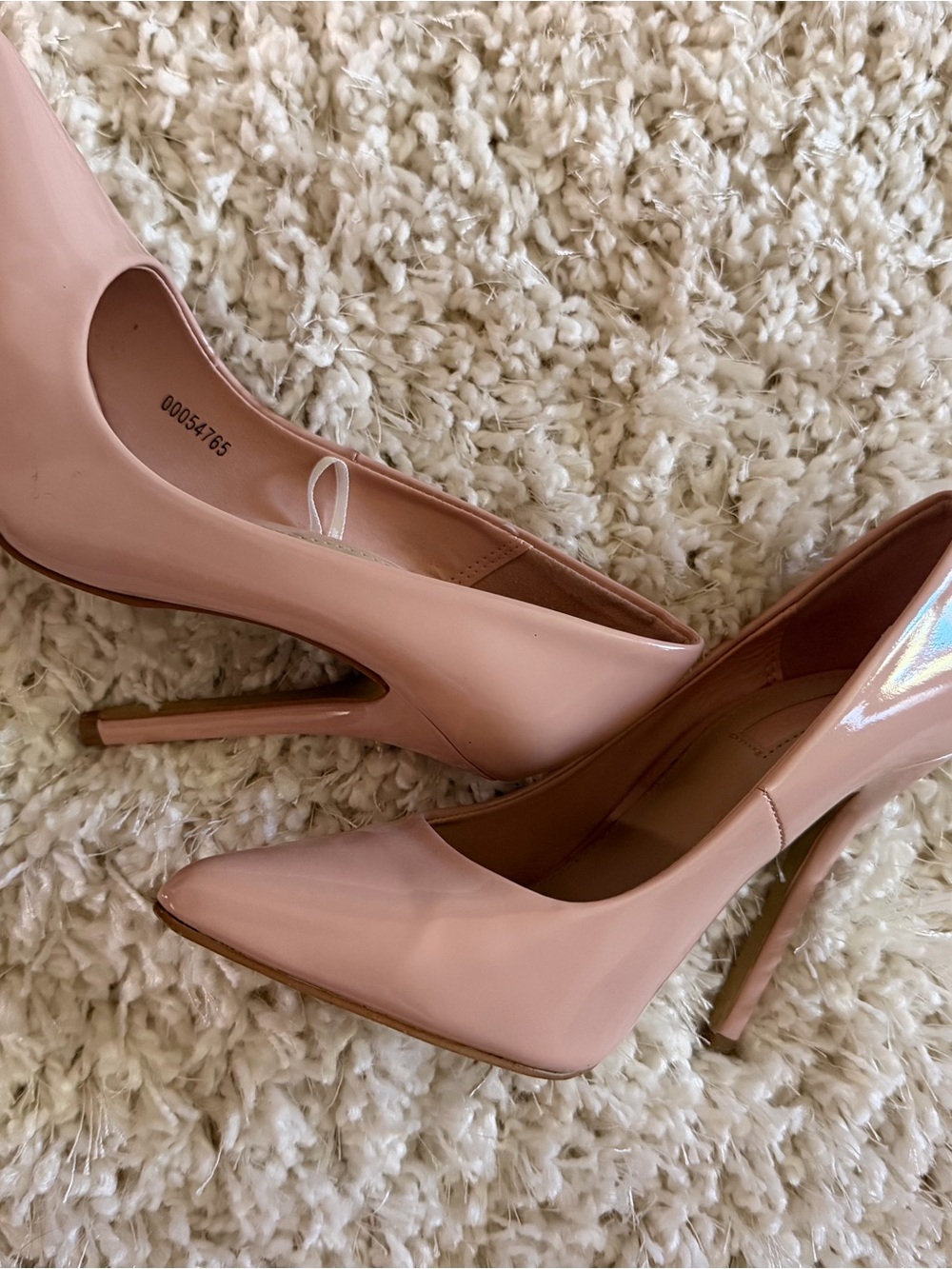 Women's pink Patent Pointed-Toe Stiletto Pumps